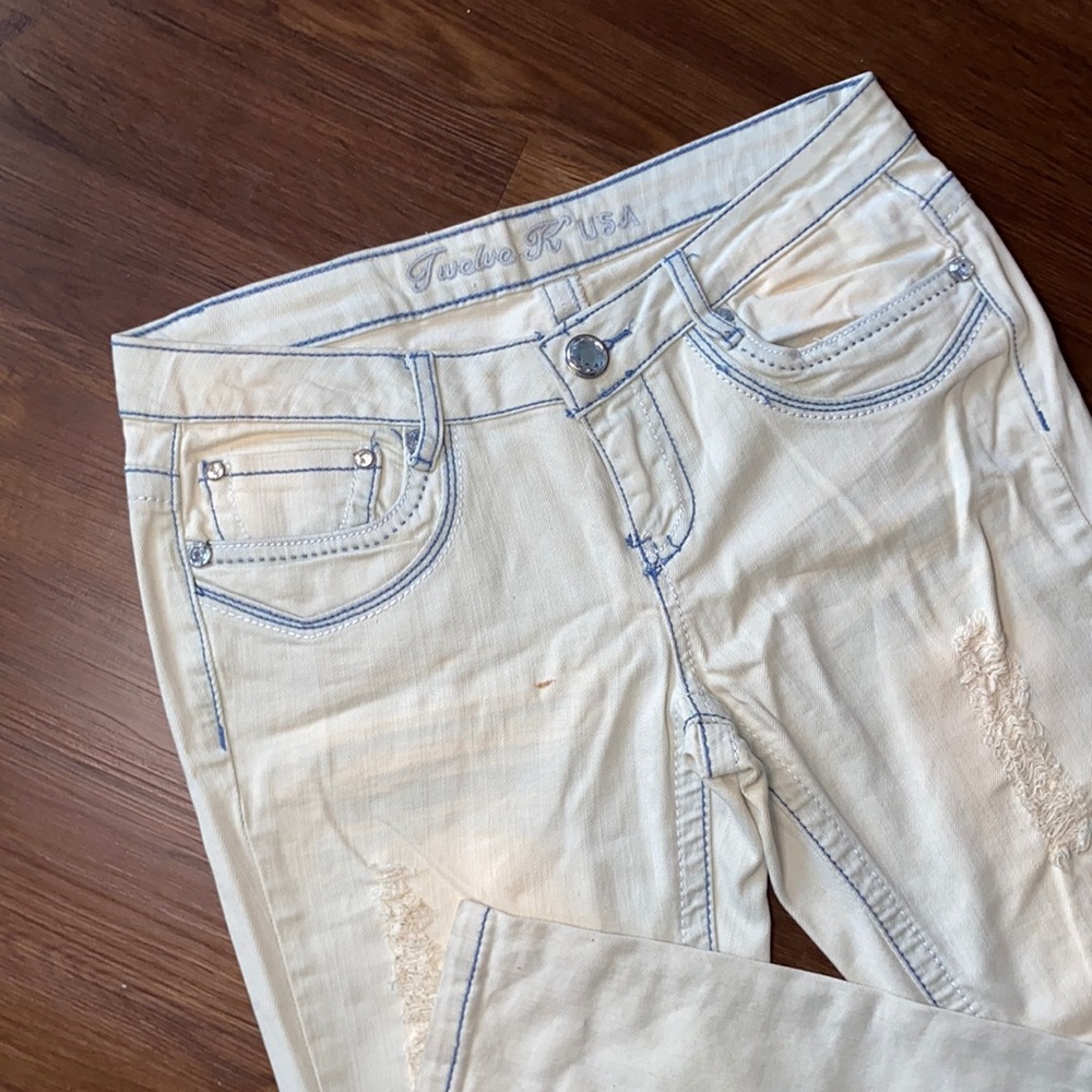 Light Blue Jeans / Jeweled